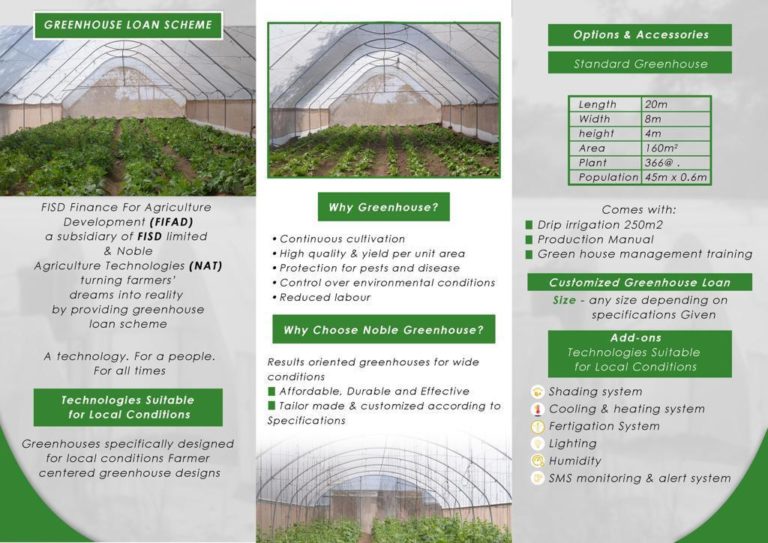 Loans for greenhouse construction